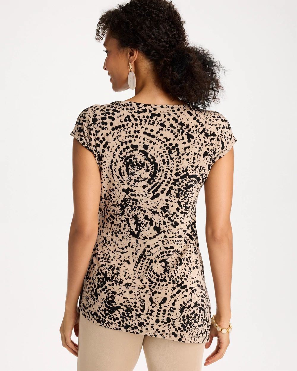 Travelers™ Side-Tie Spotted Print Top | Chico's